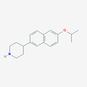 4-(6-Isopropoxynaphthalen-2-yl)piperidine - 