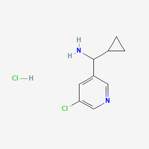 (5-Chloropyridin-3-yl)(cyclopropyl)methanamine hydrochloride - 