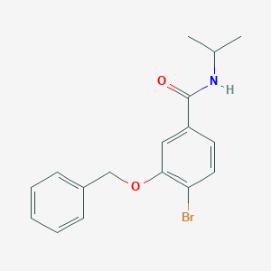 3-(Benzyloxy)-4-bromo-N-isopropylbenzamide - 