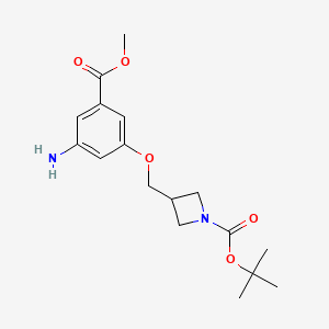 3-(3-Amino-5-methoxycarbonyl-phenoxymethyl)-azetidine-1-carboxylic acid tert-butyl ester - 