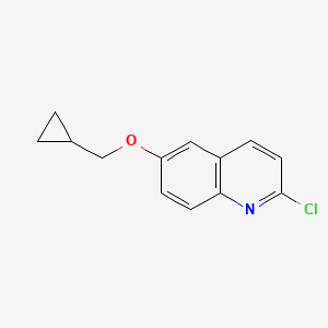 2-Chloro-6-(cyclopropylmethoxy)quinoline - 