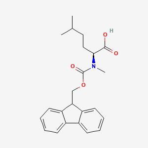 (S)-2-(N-Fmoc-N-methyl-amino)-5-methylhexanoic acid - 
