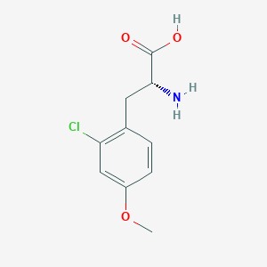 (2R)-2-amino-3-(2-chloro-4-methoxyphenyl)propanoic acid - 