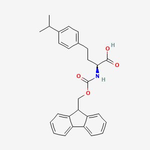 (2S)-2-{[(9H-fluoren-9-ylmethoxy)carbonyl]amino}-4-(4-isopropylphenyl)butanoic acid - 