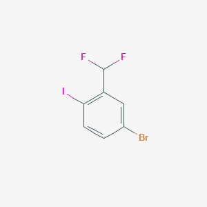 4-Bromo-2-(difluoromethyl)-1-iodobenzene - 