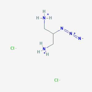 2-Azidopropane-1,3-diaminium chloride - 