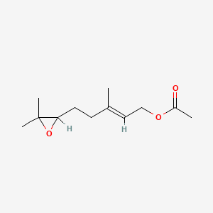5-(3,3-Dimethyloxiranyl)-3-methylpent-2-en-1-yl acetate - 37715-31-4