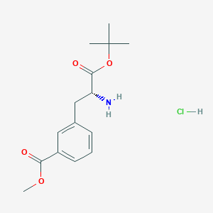 (R)-3-(2-Amino-2-tert-butoxycarbonyl-ethyl)-benzoic acid methyl ester hydrochloride - 