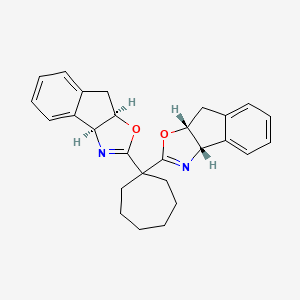 (3aS,3'aS,8aR,8'aR)-2,2'-Cyclohexylidenebis[3a,8a-dihydro-dihydro-8H-indeno[1,2-d]oxazole - 