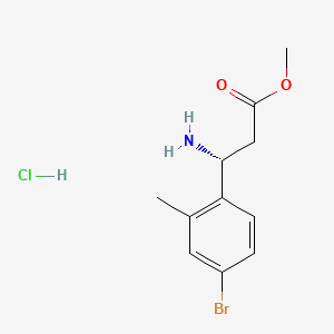 Methyl (R)-3-amino-3-(4-bromo-2-methylphenyl)propanoate hydrochloride - 