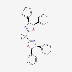 (4S,4'S,5R,5'R)-2,2'-(Cyclopropane-1,1-diyl)bis(4,5-diphenyl-4,5-dihydrooxazole) - 