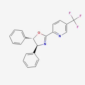 (4S,5S)-4,5-Diphenyl-2-(5-(trifluoromethyl)pyridin-2-yl)-4,5-dihydrooxazole - 