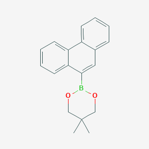5,5-Dimethyl-2-(phenanthren-9-yl)-1,3,2-dioxaborinane - 