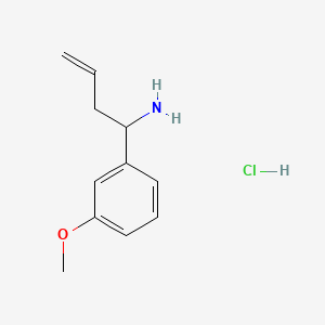 1-(3-Methoxyphenyl)but-3-en-1-amine hydrochloride - 