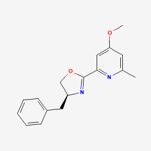 (S)-4-Benzyl-2-(4-methoxy-6-methylpyridin-2-yl)-4,5-dihydrooxazole - 