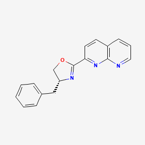 (R)-4-Benzyl-2-(1,8-naphthyridin-2-yl)-4,5-dihydrooxazole - 