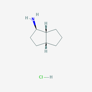(1R,3AR,6aR)-octahydropentalen-1-amine hydrochloride - 