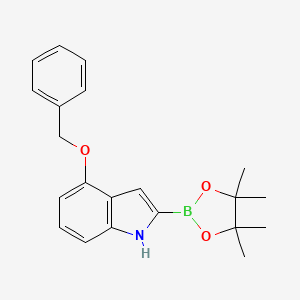 4-Benzyloxy-1H-indole-boronic acid pinacol ester - 
