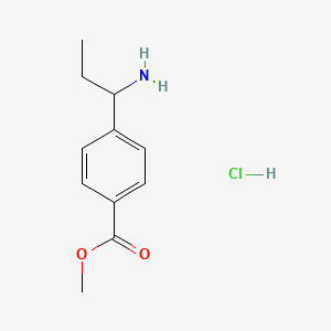 Methyl 4-(1-aminopropyl)benzoate hydrochloride - 