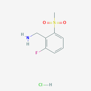 2-Fluoro-6-methanesulfonyl-benzylamine hydrochloride - 