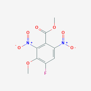 4-Fluoro-3-methoxy-2,6-dinitro-benzoic acid methyl ester - 