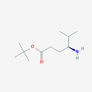 (S)-4-Amino-5-methyl-hexanoic acid tert-butyl ester - 