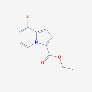 8-Bromo-indolizine-3-carboxylic acid ethyl ester - 