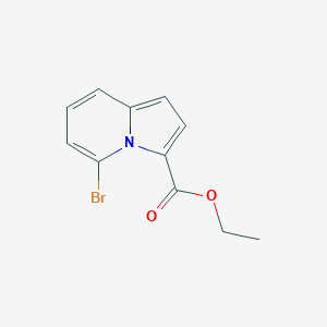 5-Bromo-indolizine-3-carboxylic acid ethyl ester - 