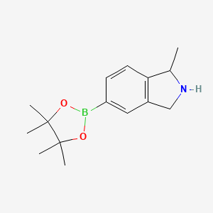 1-Methyl-5-(4,4,5,5-tetramethyl-[1,3,2]dioxaborolan-2-yl)-2,3-dihydro-1H-isoindole - 