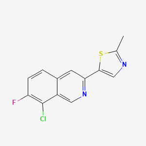 5-(8-Chloro-7-fluoroisoquinolin-3-yl)-2-methylthiazole - 