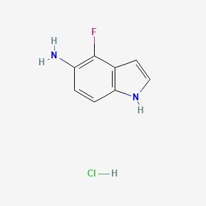 4-Fluoro-1H-indol-5-ylamine hydrochloride - 