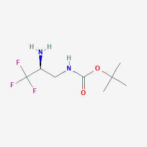 (S)-(2-Amino-3,3,3-trifluoro-propyl)-carbamic acid tert-butyl ester - 