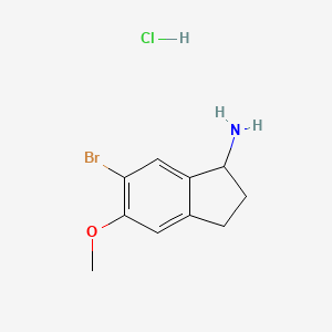 6-Bromo-5-methoxy-indan-1-ylamine hydrochloride - 