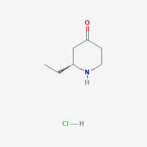 (R)-2-Ethylpiperidin-4-one hydrochloride - 