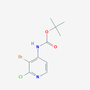 (3-Bromo-2-chloro-pyridin-4-yl)-carbamic acid tert-butyl ester - 