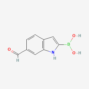 6-Formyl-1H-indole-2-boronic acid - 