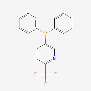 5-(Diphenylphosphanyl)-2-(trifluoromethyl)pyridine - 