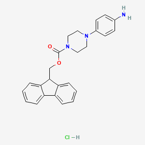 1-(4-Amino-phenyl)-4-Fmoc-piperazine hydrochloride - 