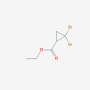 2,2-Dibromo-cyclopropanecarboxylic acid ethyl ester - 