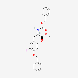 2-Cbz-amino-3-(4-benzyloxy-3-iodo-phenyl)-propionic acid methyl ester - 