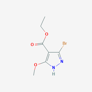 3-Bromo-5-methoxy-1h-pyrazole-4-carboxylic acid ethyl ester - 