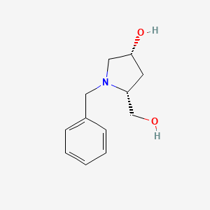 (3R,5R)-1-benzyl-5-(hydroxymethyl)pyrrolidin-3-ol - 