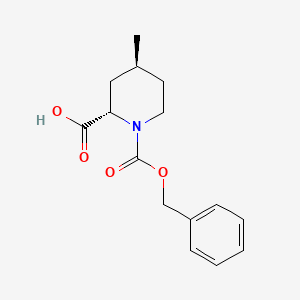 (2S,4S)-1-((Benzyloxy)carbonyl)-4-methylpiperidine-2-carboxylic acid - 