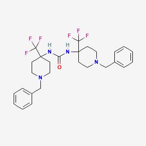 1,3-Bis-(1-benzyl-4-trifluoromethyl-piperidin-4-yl)-urea - 
