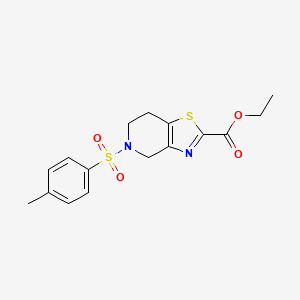 5-(Toluene-4-sulfonyl)-4,5,6,7-tetrahydro-thiazolo[4,5-c]pyridine-2-carboxylic acid ethyl ester - 