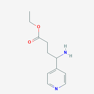 4-Amino-4-pyridin-4-yl-butyric acid ethyl ester - 