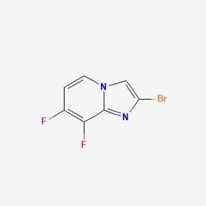 2-Bromo-7,8-difluoro-imidazo[1,2-a]pyridine - 