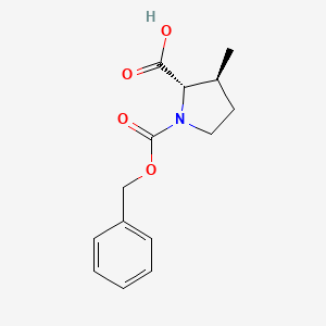 (2S,3S)-1-Cbz-3-methyl-pyrrolidine-2-carboxylic acid - 
