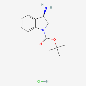 (R)-3-Amino-2,3-dihydro-indole-1-carboxylic acid tert-butyl ester hydrochloride - 