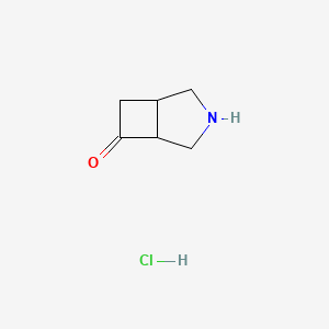 3-Azabicyclo[3.2.0]heptan-6-one hydrochloride - 